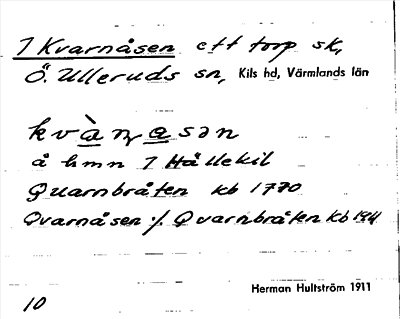 Bild på arkivkortet för arkivposten Kvarnåsen