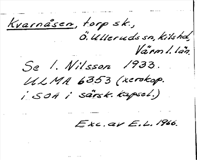 Bild på arkivkortet för arkivposten Kvarnåsen