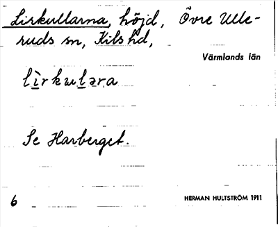 Bild på arkivkortet för arkivposten Lirkullarna