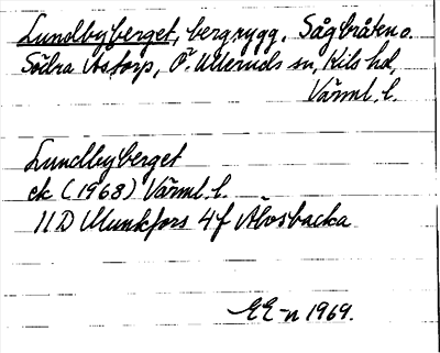 Bild på arkivkortet för arkivposten Lundbyberget