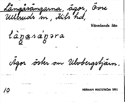 Bild på arkivkortet för arkivposten Långåsängarna