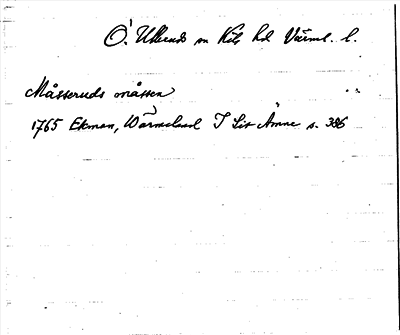Bild på arkivkortet för arkivposten »Måsseruds måssen»