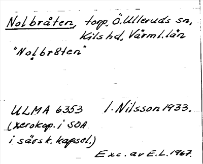 Bild på arkivkortet för arkivposten Nolbråten