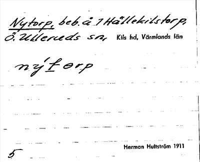 Bild på arkivkortet för arkivposten Nytorp