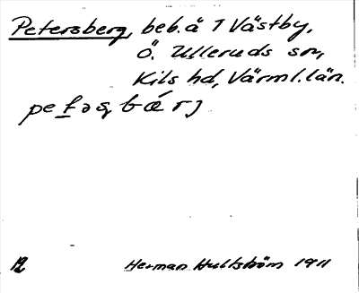 Bild på arkivkortet för arkivposten Petersberg