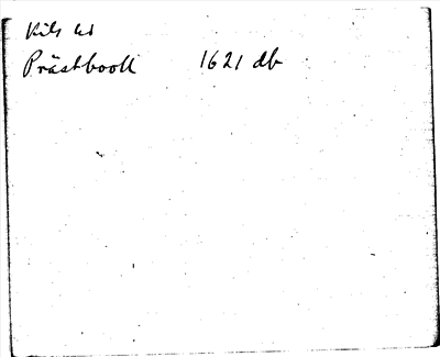 Bild på arkivkortet för arkivposten Prästbooll