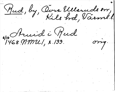 Bild på arkivkortet för arkivposten Rud