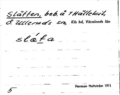 Bild på arkivkortet för arkivposten Slätten