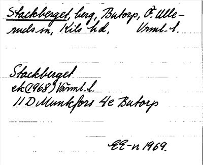 Bild på arkivkortet för arkivposten Stackberget