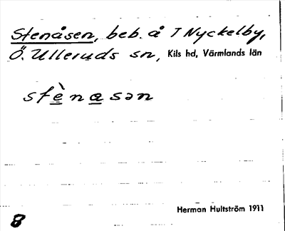 Bild på arkivkortet för arkivposten Stenåsen