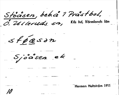 Bild på arkivkortet för arkivposten Stöåsen