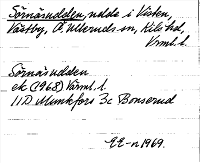 Bild på arkivkortet för arkivposten Sörnäsudden