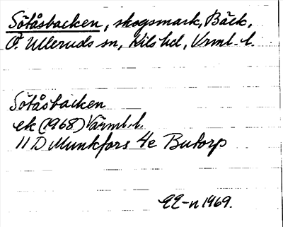 Bild på arkivkortet för arkivposten Sötåsbacken