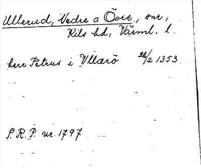 Bild på arkivkortet för arkivposten Ullerud, Nedre o. Övre