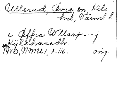 Bild på arkivkortet för arkivposten Ullerud, Övre