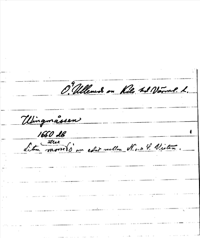 Bild på arkivkortet för arkivposten »Wingmåssen»