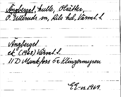Bild på arkivkortet för arkivposten Ängberget