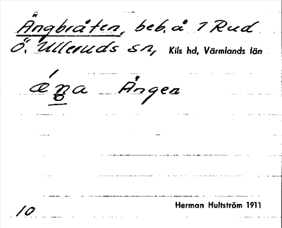Bild på arkivkortet för arkivposten Ängbråten