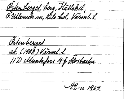 Bild på arkivkortet för arkivposten Örtenberget