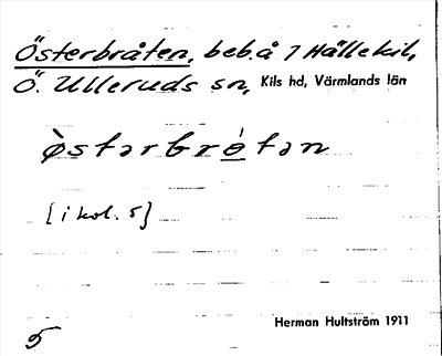 Bild på arkivkortet för arkivposten Österbråten