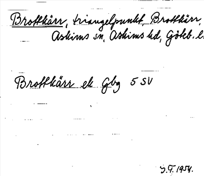 Bild på arkivkortet för arkivposten Brottkärr
