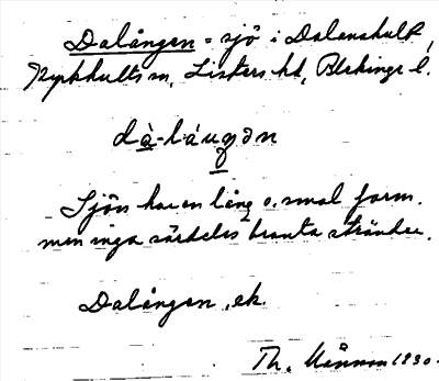 Bild på arkivkortet för arkivposten Dalången