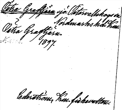 Bild på arkivkortet för arkivposten Östra Graftjärn