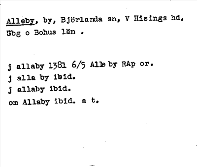 Bild på arkivkortet för arkivposten Alleby