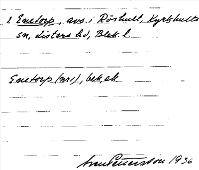 Bild på arkivkortet för arkivposten Enetorp