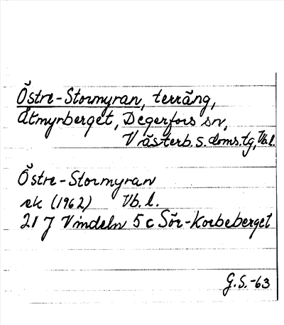 Bild på arkivkortet för arkivposten Östre-Stormyran
