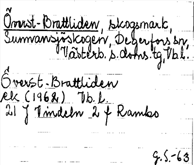 Bild på arkivkortet för arkivposten Överst-Brattliden