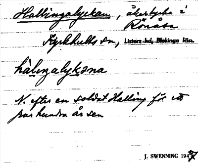 Bild på arkivkortet för arkivposten Hallingalyckan