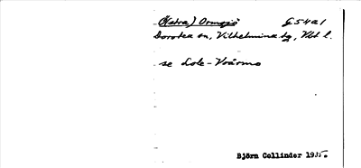Bild på arkivkortet för arkivposten Ö(stra) Ormsjö, se Lole-Voårmo
