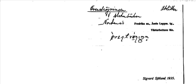 Bild på arkivkortet för arkivposten Överströjningen