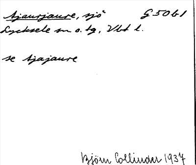Bild på arkivkortet för arkivposten Ajaurjaure