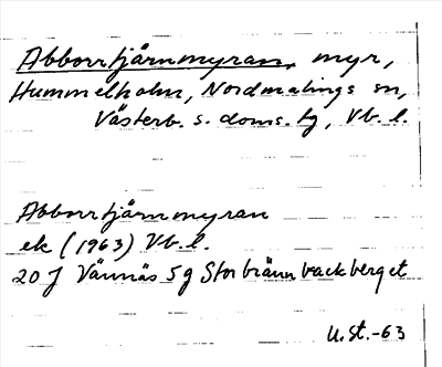 Bild på arkivkortet för arkivposten Abborrtjärnmyran