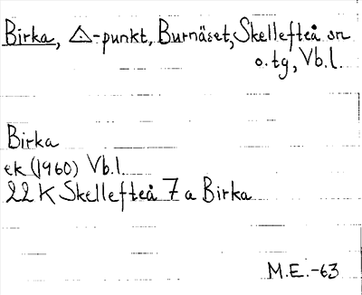 Bild på arkivkortet för arkivposten Birka