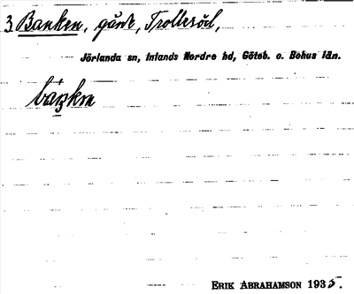 Bild på arkivkortet för arkivposten Banken
