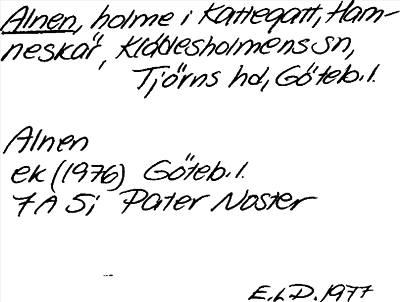 Bild på arkivkortet för arkivposten Alnen