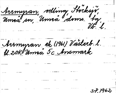 Bild på arkivkortet för arkivposten Arrmyran