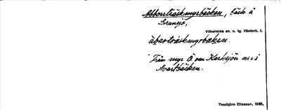 Bild på arkivkortet för arkivposten Abborrträskmyrbäcken