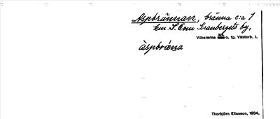 Bild på arkivkortet för arkivposten Aspbrännan