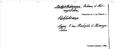 Bild på arkivkortet för arkivposten Baksjöbrännan
