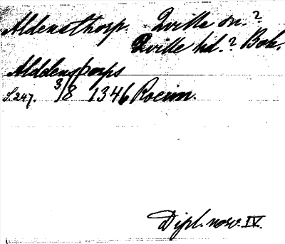 Bild på arkivkortet för arkivposten Aldensthorp