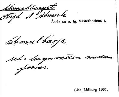 Bild på arkivkortet för arkivposten Almselberget
