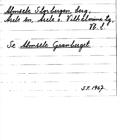 Bild på arkivkortet för arkivposten Almsele Storbergen, se Almsele Granberget