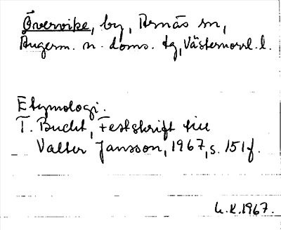 Bild på arkivkortet för arkivposten Övervike