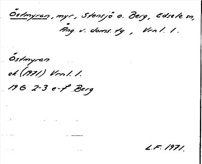Bild på arkivkortet för arkivposten Östmyran