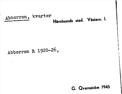 Bild på arkivkortet för arkivposten Abborren