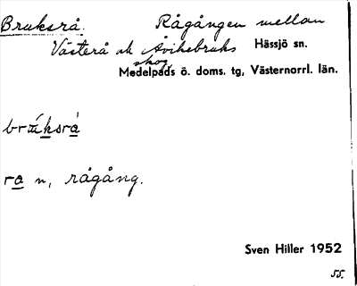 Bild på arkivkortet för arkivposten Bruksrå